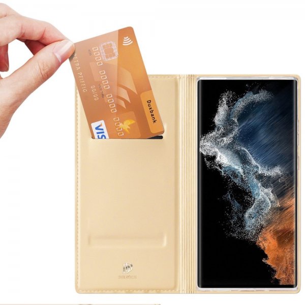 Dux Ducis Samsung Galaxy S23 Ultra Fodral Skin Pro Series Guld