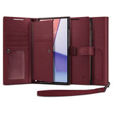 Spigen Samsung Galaxy S23 Ultra Fodral Wallet S Plus Burgundy