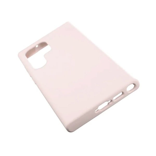 Rvelon Samsung Galaxy S23 Ultra Skal Silikon Sandrosa