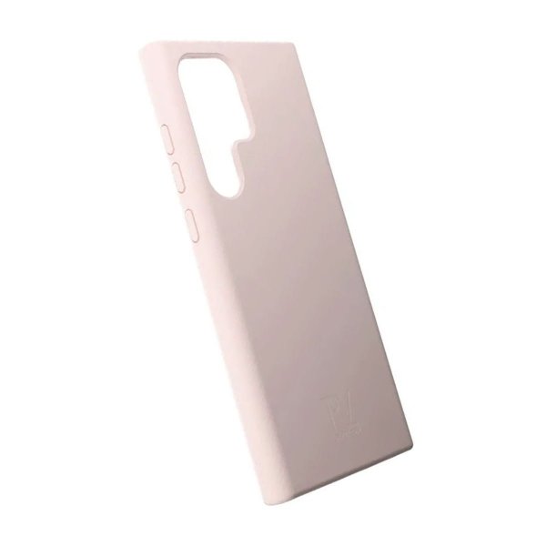 Rvelon Samsung Galaxy S23 Ultra Skal Silikon Sandrosa