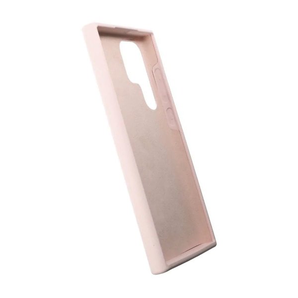 Rvelon Samsung Galaxy S23 Ultra Skal Silikon Sandrosa