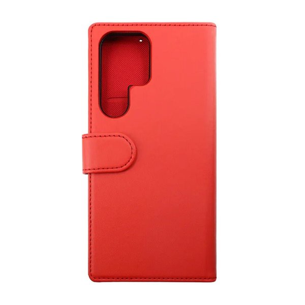 Rvelon Samsung Galaxy S23 Ultra Fodral Magnetiskt Avtagbart Skal Röd