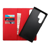 Rvelon Samsung Galaxy S23 Ultra Fodral Magnetiskt Avtagbart Skal Röd