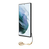 Guess Samsung Galaxy S23 Ultra Skal 4G Charms Brun