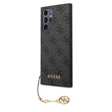 Guess Samsung Galaxy S23 Ultra Skal 4G Charms Grå
