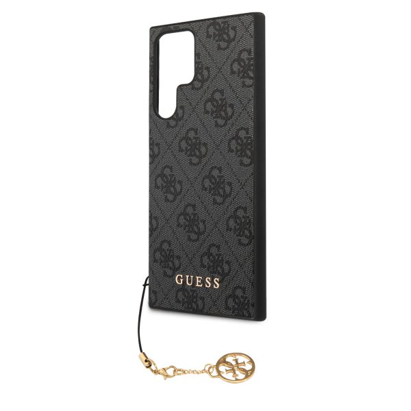 Guess Samsung Galaxy S23 Ultra Skal 4G Charms Grå