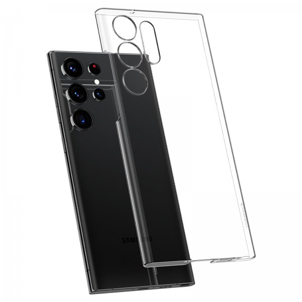 Spigen Samsung Galaxy S23 Ultra Skal AirSkin Crystal Clear
