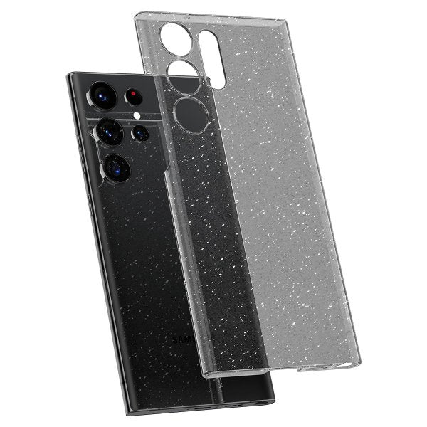 Spigen Samsung Galaxy S23 Ultra Skal Air Skin Glitter Crystal Quartz