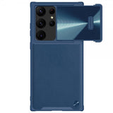 Nillkin Samsung Galaxy S23 Ultra Skal CamShield Leather Blå