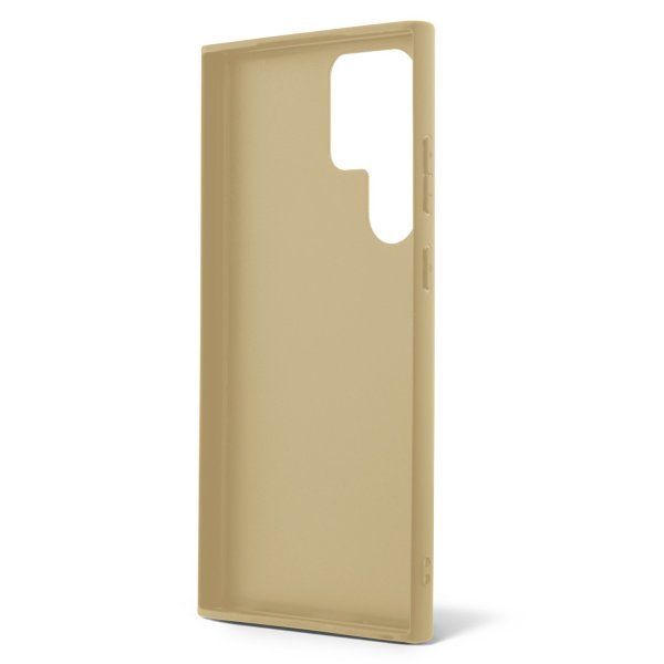 Guess Samsung Galaxy S23 Ultra Skal Fixed Glitter Case Guld