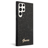 Guess Samsung Galaxy S23 Ultra Skal Fixed Glitter Case Svart