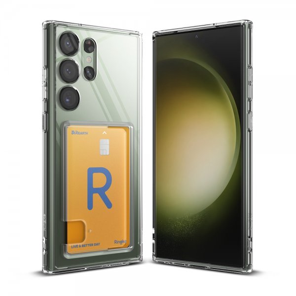 Ringke Samsung Galaxy S23 Ultra Skal Fusion Card Clear