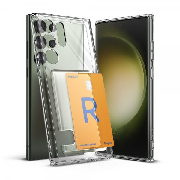 Ringke Samsung Galaxy S23 Ultra Skal Fusion Card Clear