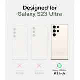 Ringke Samsung Galaxy S23 Ultra Skal Fusion Matte Smoke Black