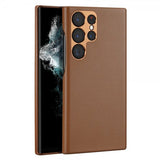 Dux Ducis Samsung Galaxy S23 Ultra Skal Grit Series Brun