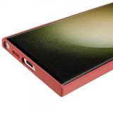 Samsung Galaxy S23 Ultra Skal Gummerad Röd