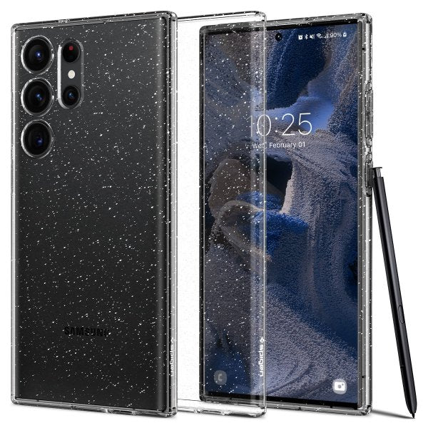 Spigen Samsung Galaxy S23 Ultra Skal Liquid Crystal Glitter Crystal Quartz
