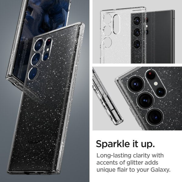Spigen Samsung Galaxy S23 Ultra Skal Liquid Crystal Glitter Crystal Quartz
