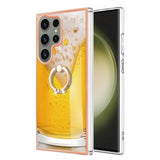 Samsung Galaxy S23 Ultra Skal med Finger Ring Motiv Öl