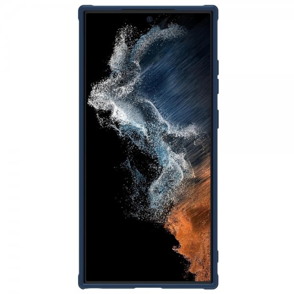Nillkin Samsung Galaxy S23 Ultra Skal med Textur Blå