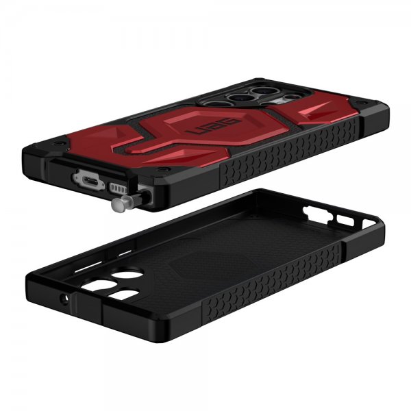 Urban Armor Gear (UAG) Samsung Galaxy S23 Ultra Skal Monarch Pro MagSafe Crimson