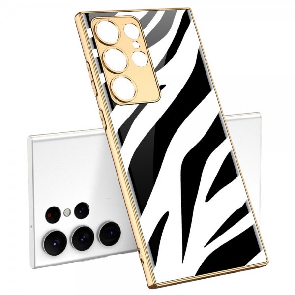 GKK Samsung Galaxy S23 Ultra Skal Motiv Zebra