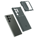 Spigen Samsung Galaxy S23 Ultra Skal Optik Armor Abyss Green