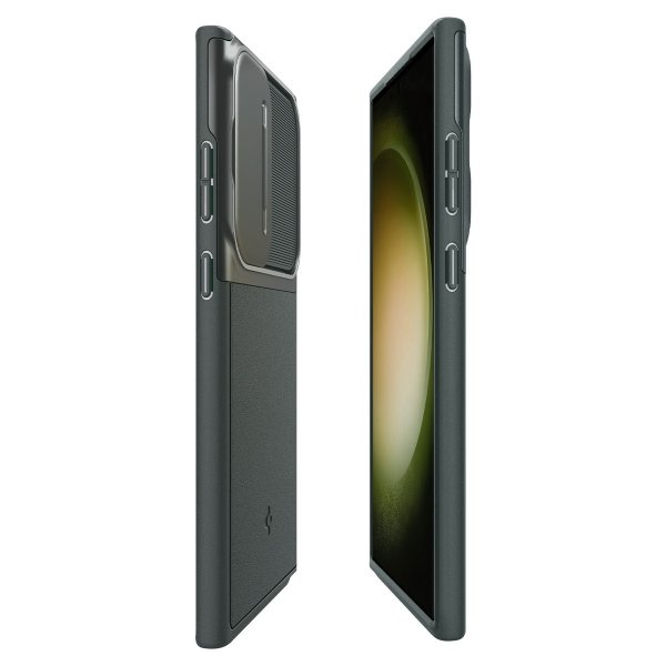 Spigen Samsung Galaxy S23 Ultra Skal Optik Armor Abyss Green