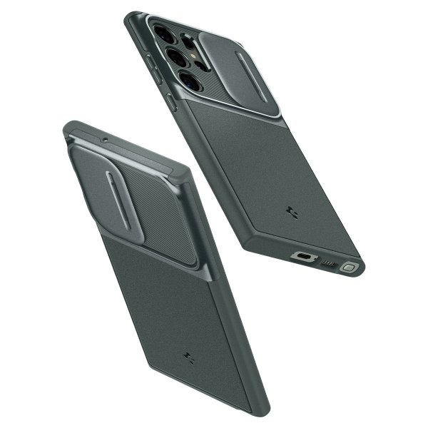 Spigen Samsung Galaxy S23 Ultra Skal Optik Armor Abyss Green
