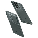 Spigen Samsung Galaxy S23 Ultra Skal Optik Armor Abyss Green