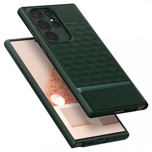 Caseology Samsung Galaxy S23 Ultra Skal Parallax Midnight Green
