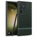 Caseology Samsung Galaxy S23 Ultra Skal Parallax Midnight Green