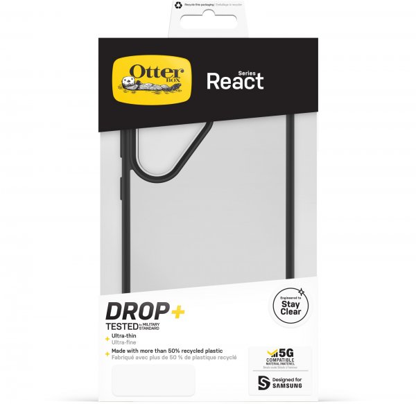 Otterbox Samsung Galaxy S23 Ultra Skal React Black Crystal