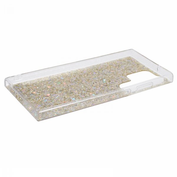 Nordic Covers Samsung Galaxy S23 Ultra Skal Sparkle Series Citrine Gold