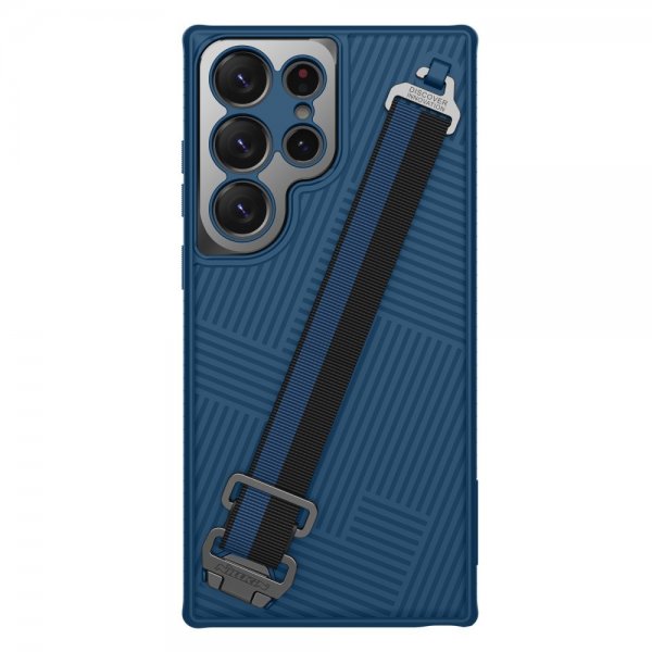 Nillkin Samsung Galaxy S23 Ultra Skal Strap Case Blå