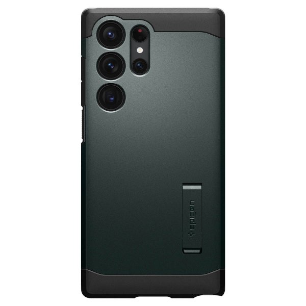 Spigen Samsung Galaxy S23 Ultra Skal Tough Armor Abyss Green