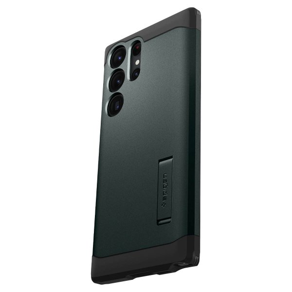 Spigen Samsung Galaxy S23 Ultra Skal Tough Armor Abyss Green