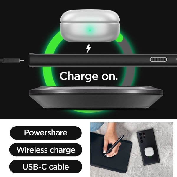 Spigen Samsung Galaxy S23 Ultra Skal Ultra Hybrid Matte Frost Black