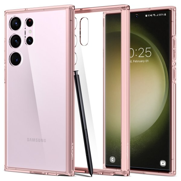 Spigen Samsung Galaxy S23 Ultra Skal Ultra Hybrid Rose Crystal