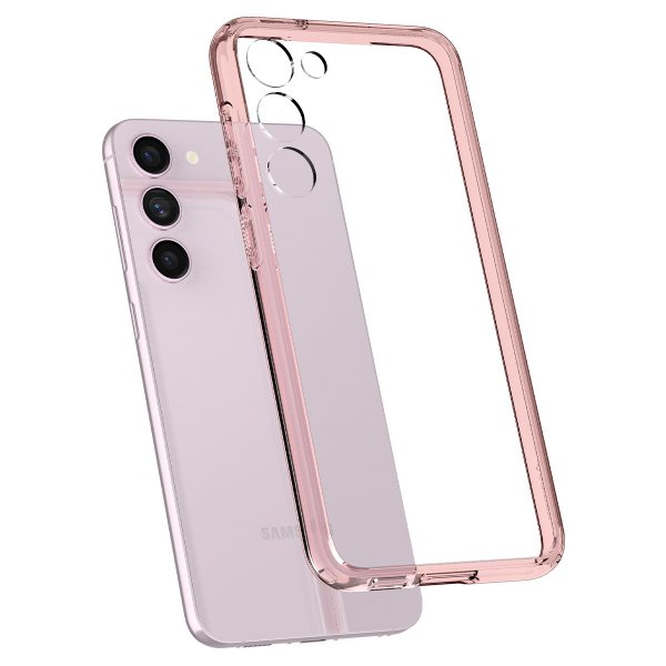 Spigen Samsung Galaxy S23 Skal Ultra Hybrid Rose Crystal