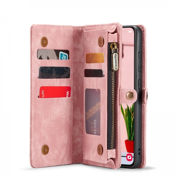 CaseMe Samsung Galaxy S24 FE Fodral 008 Series Löstagbart Skal Rosa