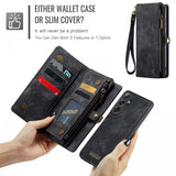 CaseMe Samsung Galaxy S24 FE Fodral 008 Series Löstagbart Skal Svart