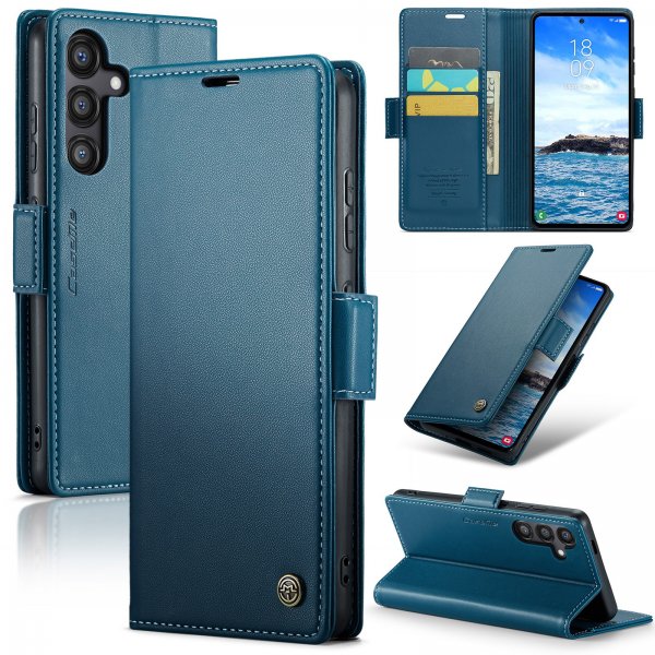 CaseMe Samsung Galaxy S24 FE Fodral 023 Series Blå
