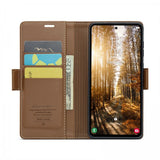 CaseMe Samsung Galaxy S24 FE Fodral 023 Series Brun