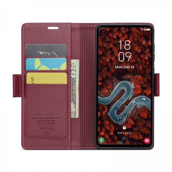 CaseMe Samsung Galaxy S24 FE Fodral 023 Series Röd
