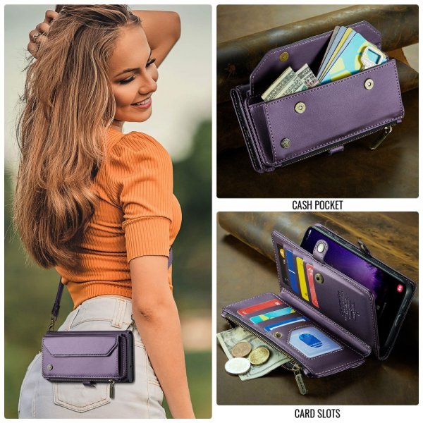 CaseMe Samsung Galaxy S24 FE Fodral C36 Series Lila