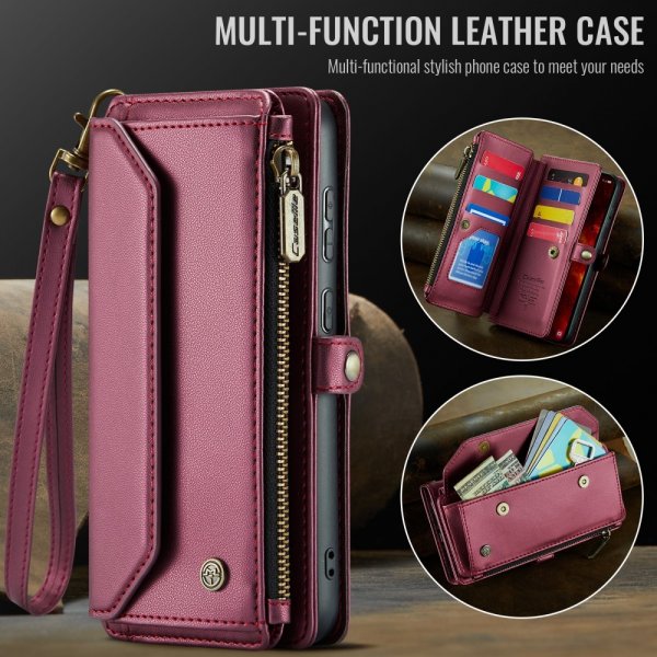 CaseMe Samsung Galaxy S24 FE Fodral C36 Series Röd