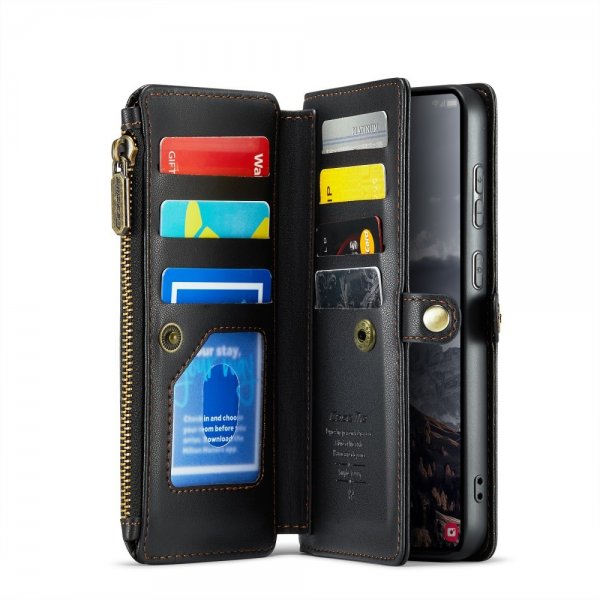 CaseMe Samsung Galaxy S24 FE Fodral C36 Series Svart