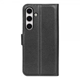 Samsung Galaxy S24 FE Fodral Litchi Svart