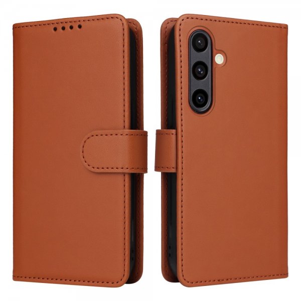 Betopnice Samsung Galaxy S24 FE Fodral med Löstagbart Skal 005 Brun